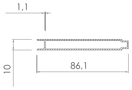 Bahçe Çitleri, GF-2399 kesit çizimi