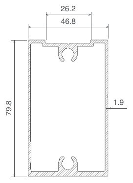 Bahçe Çitleri, GF-3169 kesit çizimi