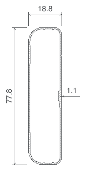Bahçe Çitleri, GF-3170 kesit çizimi