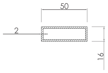 Bahçe Çitleri, GF-3704 kesit çizimi