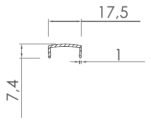 Bahçe Çitleri, GF-8136 kesit çizimi