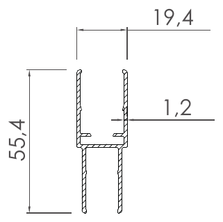 Bahçe Çitleri, GF-8181 kesit çizimi