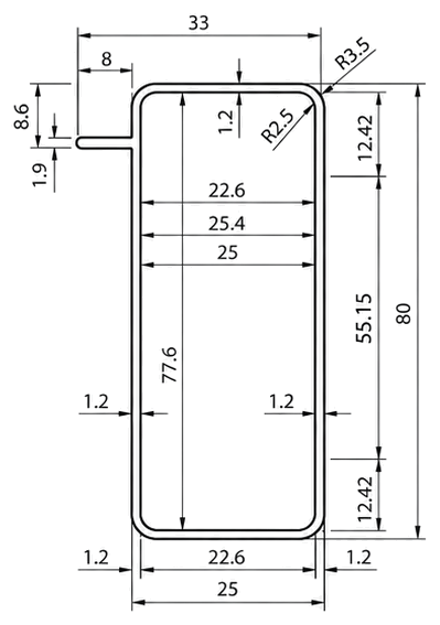 LP-01, Merdiven Profilleri