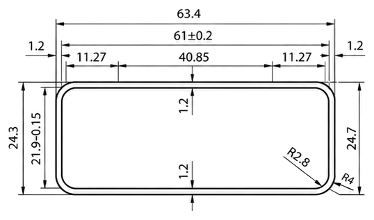Merdiven Profilleri, LP-02 kesit çizimi