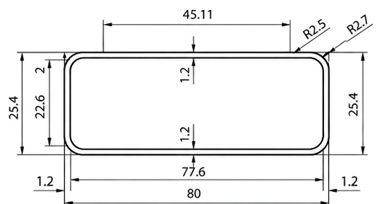 Merdiven Profilleri, LP-03 kesit çizimi