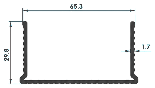 Merdiven Profilleri, LP-1157 kesit çizimi