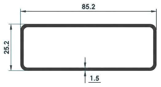 Merdiven Profilleri, LP-3297 kesit çizimi