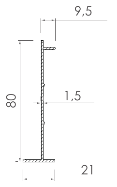 Aydınlatma Profilleri, LI-2276 kesit çizimi