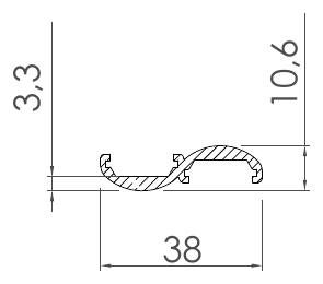 Aydınlatma Profilleri, LI-2296 kesit çizimi