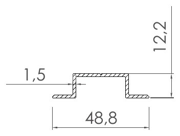 Aydınlatma Profilleri, LI-2353 kesit çizimi