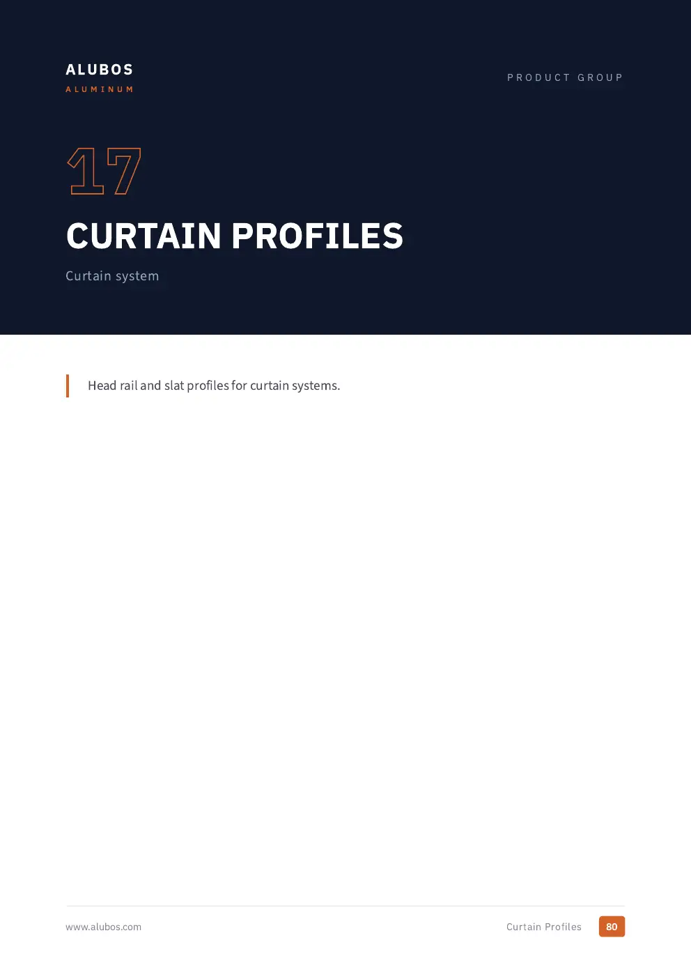 Katalog sayfası 80, Perde Profilleri